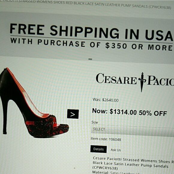 Cesare Paciotti heels $2600 - Picture 10 of 14